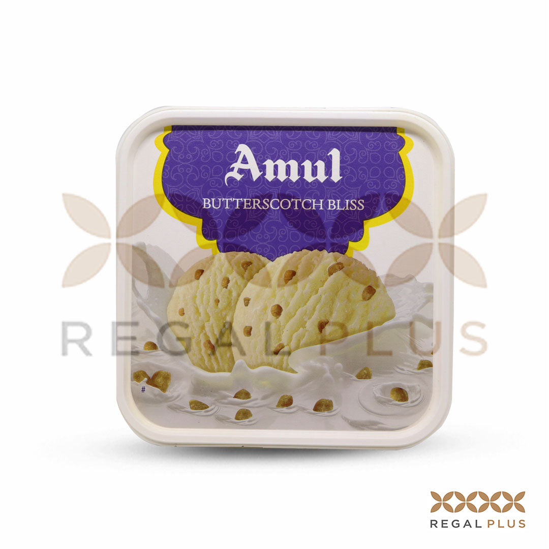 Amul Ice Cream Butterscotch Bliss Indian Sweets Mithai Regal Plus